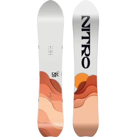 Damska deska snowboardowa NITRO Drop 2024 | THE VERSATILE FUN SLASHER!